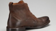 John Varvatos Boots Designer Leather Lace Up Boots